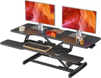 JYLH JOYSEEKER 42 inch Standing Desk Converter, Height Adjustable Desktop by JYLHJOYSEEKER