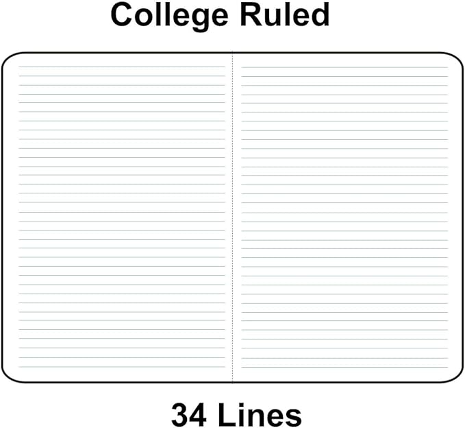 XYark Large Colorful Notebook Journals Bulk, College Ruled, Lined Paper - Image 4