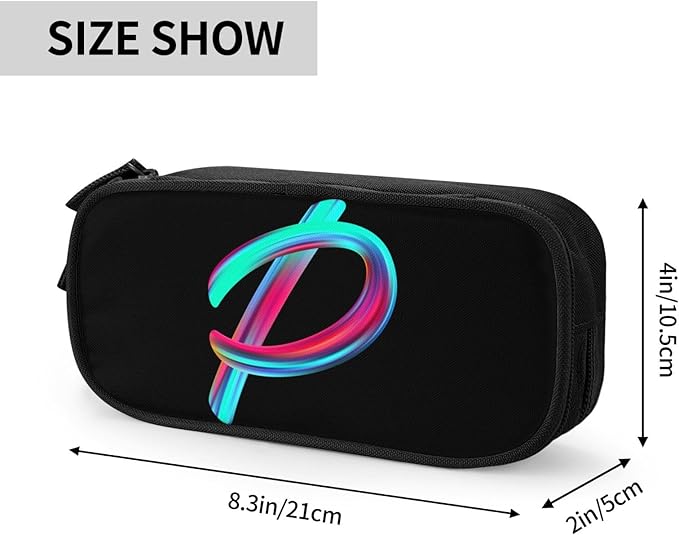 Pazacon Cute Initial Pencil Case - Image 2
