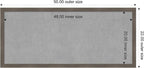 Amanti Art Grey Framed Magnetic Board 22x50 Oversize Vision Board - Image 4