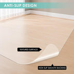 Vicwe Office Chair Mat for Hardwood Floor, Computer Chair Mats for Hardwood - Image 6
