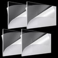 Roowest 4 Pcs 24 x 48 Inch, 1/4 Inch Thick Clear Acrylic Plexiglass Sheets