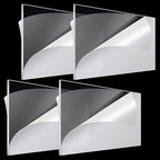 Roowest 4 Pcs 24 x 48 Inch, 1/4 Inch Thick Clear Acrylic Plexiglass Sheets by Roowest