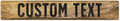 Custom Sign, Custom Street Sign, 11 Font Colors, 13 Font Styles, 4 Hole Options by MySignCenter