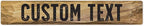 Custom Sign, Custom Street Sign, 11 Font Colors, 13 Font Styles, 4 Hole Options by MySignCenter