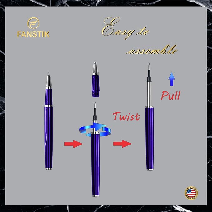 FANSTIK Customized Luxury Rollerball pen, fancy gift set - Image 9