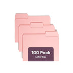 Smead Standard File Folders, 1/3-Cut Tabs, Letter Size by SMEAD