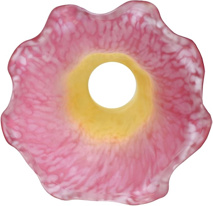 Bieye LS12S Lily Flower Blown Glass Lampshade - Image 3