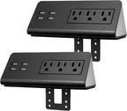 Emerising 2-Pack Desk Edge Mount Power Strips