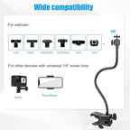 Khazylorr Webcam Stand, Webcam Mount Gooseneck Arm - Image 4
