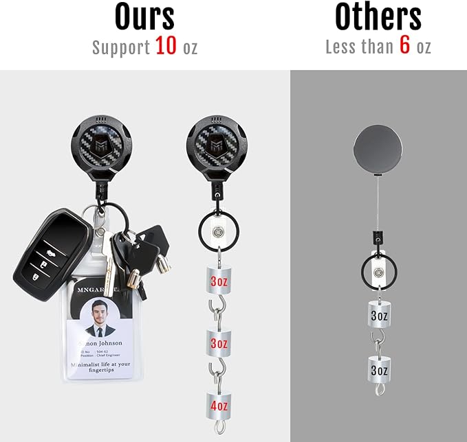 MNGARISTA Upgraded Heavy Duty Retractable Keychain - Image 3