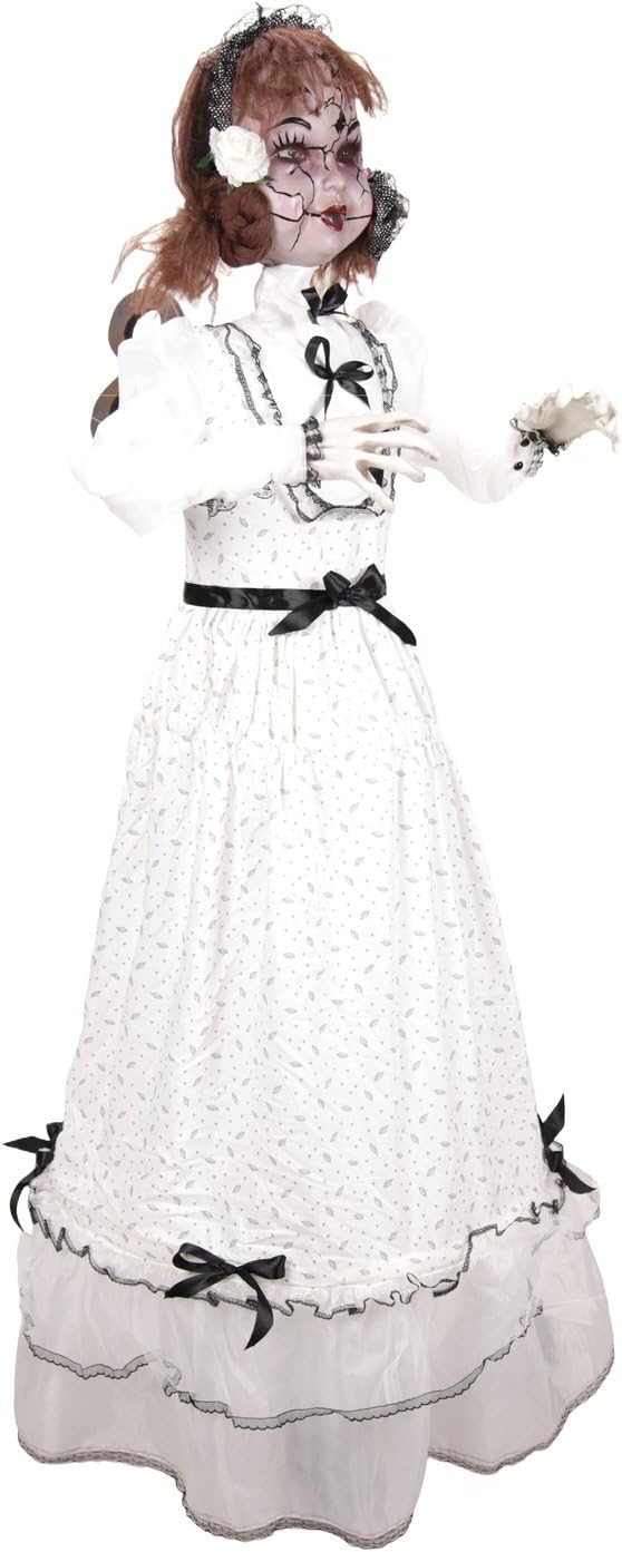 Haunted Hill Farm 5.6-Ft. Walking Girl Halloween Animatronic