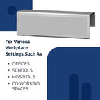 4-Pack 8.5" x 2.5" Cubicle Partition Name Tag - Image 7