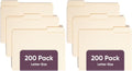 Smead File Folders Letter Sized,1/3-Cut Tab,Assorted Positions,Letter Size Manila Folders,200 Per Box,(Pack of 2)