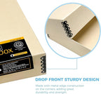 Lineco Museum Archival Storage Box, 8.75x10.75x3 in. Drop Front Design. - Image 4