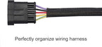 100ft - 1 inch PET Expandable Braided Sleeving – Black – Alex Tech Braided - Image 3