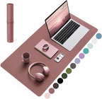 YSAGi Non-Slip Leather Desk Pad Blotter, Waterproof Laptop Computer Desk by YSAGi
