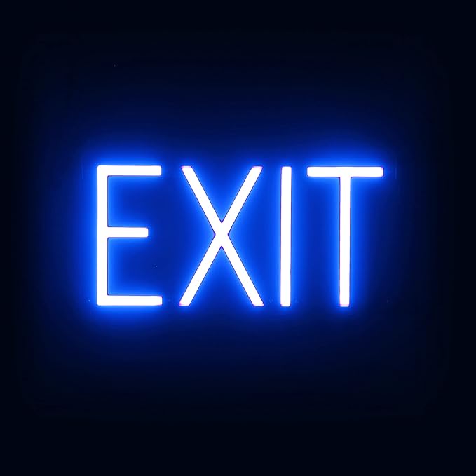 SpellBrite EXIT Sign | Directional Sign by SpellBrite