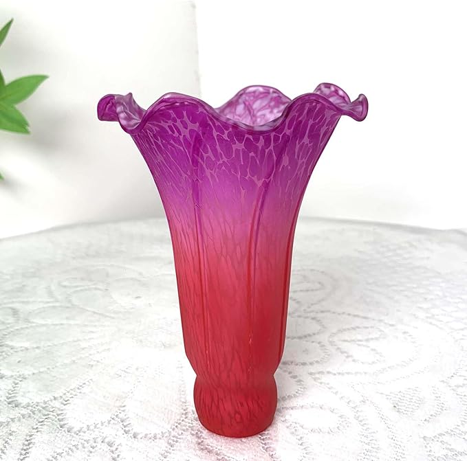 Bieye LS66 Lily Flower Blown Glass Lampshade - Image 6
