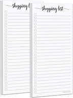 321Done 2-Pack Slim Shopping List Notepad, Made in USA by 321Done