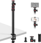 NEEWER Camera Desk Mount with Phone Holder & 360° Ball Head, Desktop Stand by Neewer