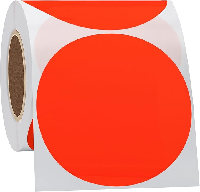 Hybsk Round Color Coding Circle Dots Labels Warehouse Inventory Organizer - Image 4