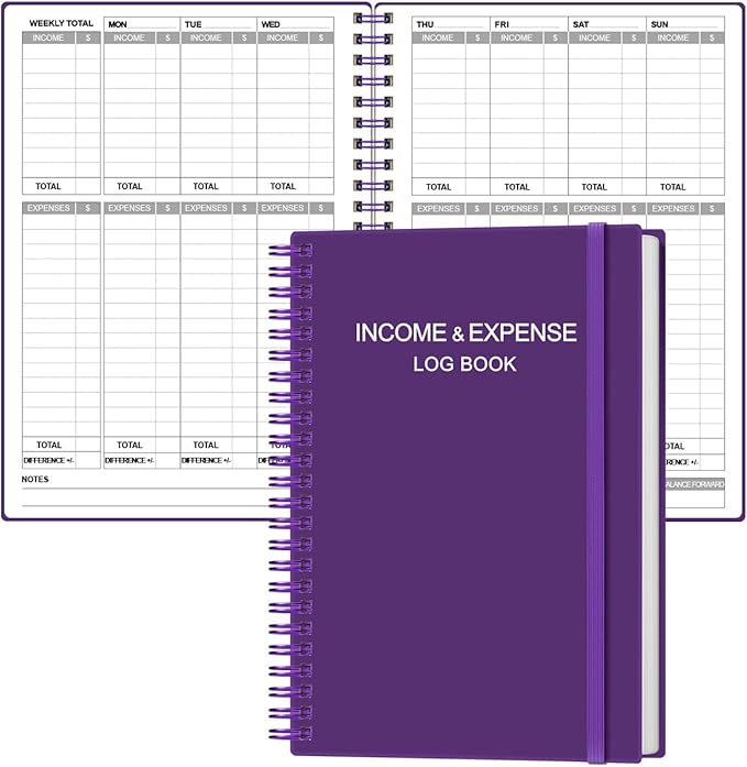 Heveboik Income & Expense Log Book by Heveboik
