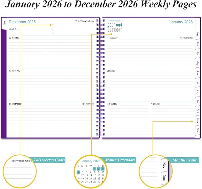 2026 Planner - Planner 2026 from January 2026 to December 2026 - Image 3