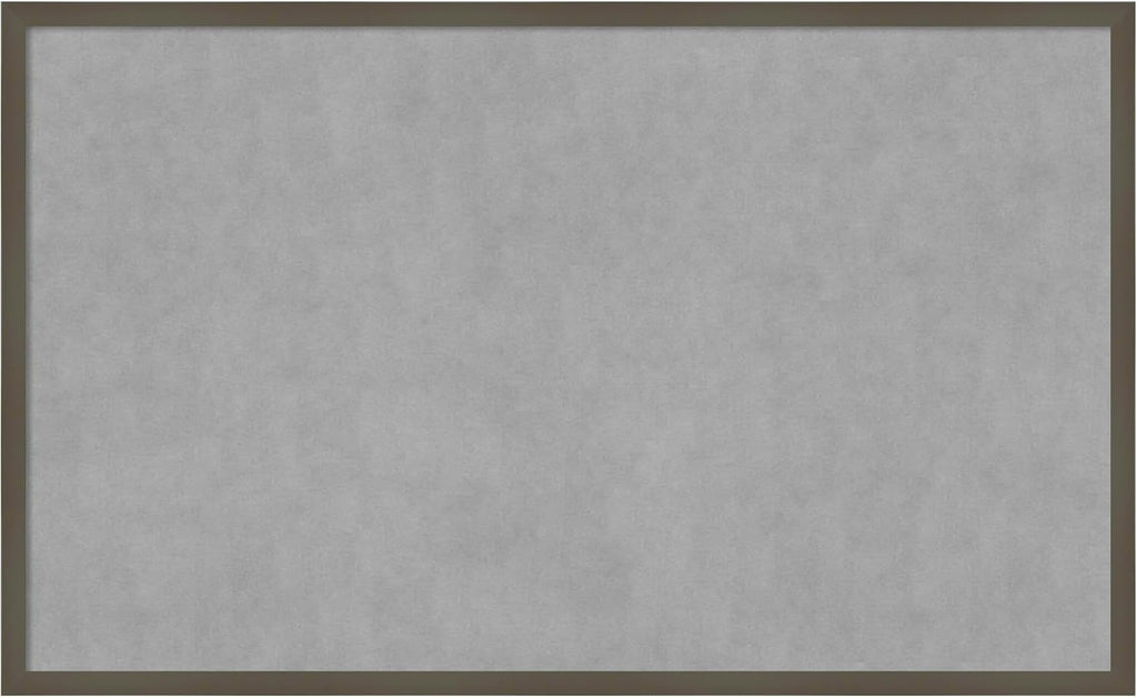 Amanti Art Grey Framed Magnetic Board 25x41 Large Vision Board