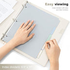 Ospelelf 3 Ring Binder 1 Inch Vintage Hardcover, Leather Organizer - Image 5