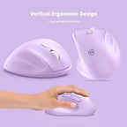 Ergonomic Wireless Mouse with USB Receiver - Image 3