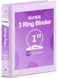 SUNEE 3 Ring Binder 1 Inch 1 Pack by SUNEE