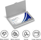 haigof Crow Business Card Holder Business Card Case Metal Business Card - Image 6