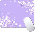 IMAYONDIA Cute Purple Mouse Pad, Floral Flowers Mouse Pad, Sakura Cherry by IMAYONDIA