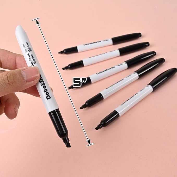 Dabo&Shobo Dry Erase Markers, （80 Count, Chisel Tip）-White Board Markers/Pens - Image 4