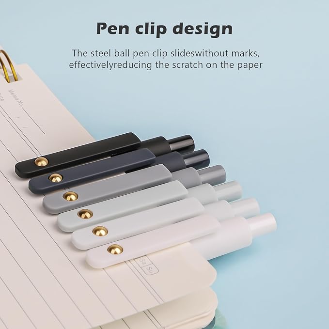 Ddaowanx Gel Pens, 0.7mm Quick Dry Black Ink, Fine Point Smooth Writing Pens - Image 4