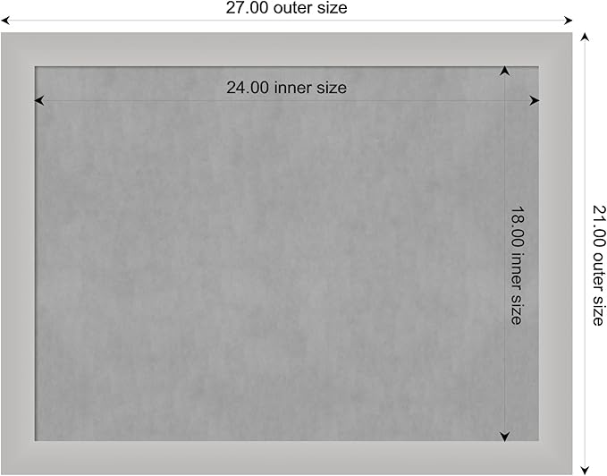 Amanti Art Silver Framed Magnetic Board 21x27 Medium Vision Board - Image 4