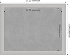 Amanti Art Silver Framed Magnetic Board 21x27 Medium Vision Board - Image 4