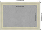 Amanti Art Silver Framed Magnetic Board 29x41 Large Vision Board - Image 2