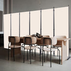CHOSENM Room Divider, 6 Panel Folding Privacy Screens - Image 7
