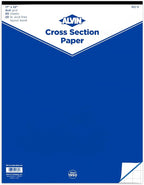 ALVIN Cross Section Graph Paper Pad 50 Sheets 17" x 22" Model 1422-12 Acid-Free by Alvin