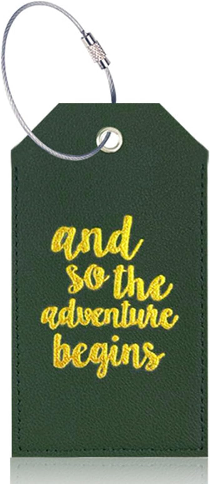 Portable Leather Travel Labels by Unknown