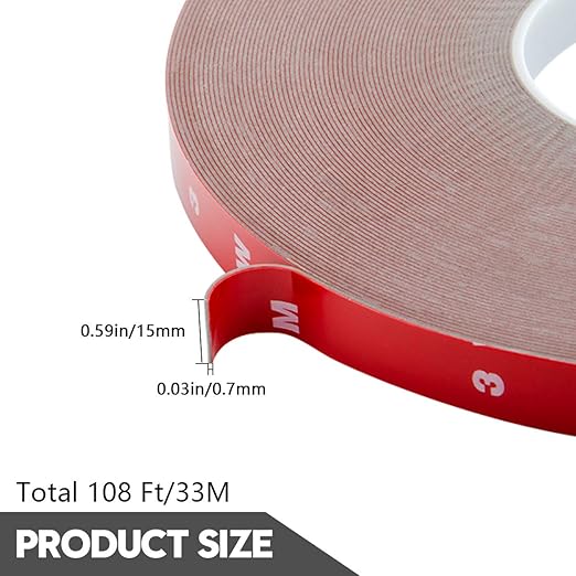 ToLanbbt Double Sided Tape Heavy Duty Waterproof Mounting Adhesive Tape Foam - Image 2