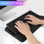 Computer Keyboard Stand with Wrist Rest, Ergonomic Tilted Keyboard Holder - Image 6