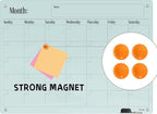Magnetic Glass Dry Erase Board Calendar- White Board 48 x 36 Inch Wall Mounted - Image 4
