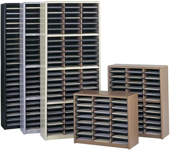Scranton & Co 72 Compartments Commercial Grade Steel Shell Flat Files Organizer - Image 3