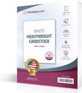 NextDayLabels 100 lb White Cover Cardstock by NextDayLabels