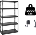 Shuntong The Atlas 30" W Laminated Heavy Duty Metal Shelving Unit 2000 Lbs