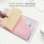 6-Tab Letter Size Dividers for 3 Ring Binder, Wheat Straw Binder Dividers - Image 5