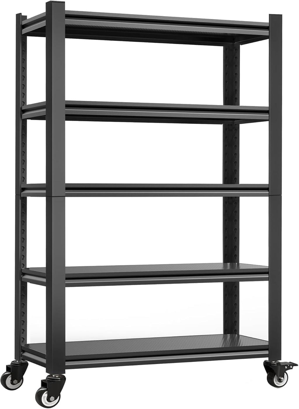 lauxery 5-tier heavy duty storage shelves with lockable, main product view